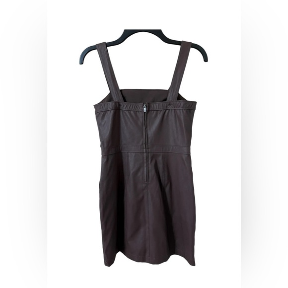 Abercrombie Faux Leather Overall Dress - Black - Small - Picture 2 of 7